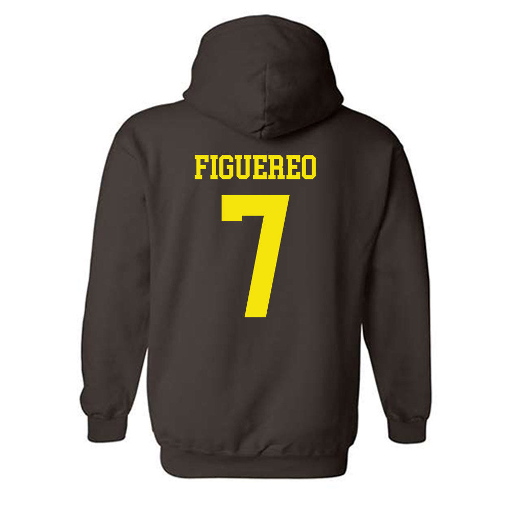 Quincy - NCAA Baseball : Jace Figuereo - Classic Shersey Hooded Sweatshirt-1