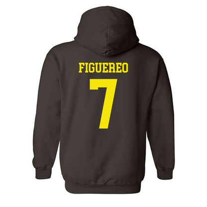 Quincy - NCAA Baseball : Jace Figuereo - Classic Shersey Hooded Sweatshirt-1