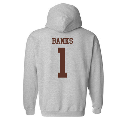 Quincy - NCAA Men's Basketball : Jayden Banks - Classic Shersey Hooded Sweatshirt-1