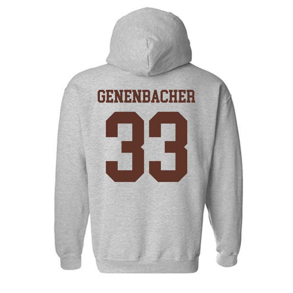 Quincy - NCAA Football : Elijah Genenbacher - Classic Shersey Hooded Sweatshirt-1
