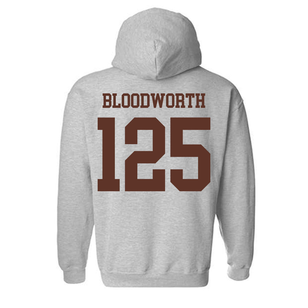 Quincy - NCAA Wrestling : Brawnsen Bloodworth - Classic Shersey Hooded Sweatshirt-1