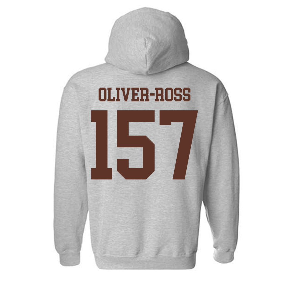Quincy - NCAA Wrestling : Josiah Oliver-Ross - Classic Shersey Hooded Sweatshirt-1