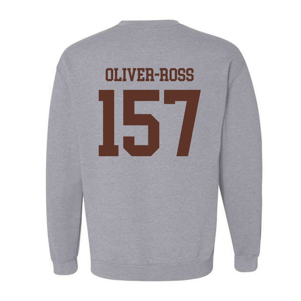 Quincy - NCAA Wrestling : Josiah Oliver-Ross - Classic Shersey Crewneck Sweatshirt-1