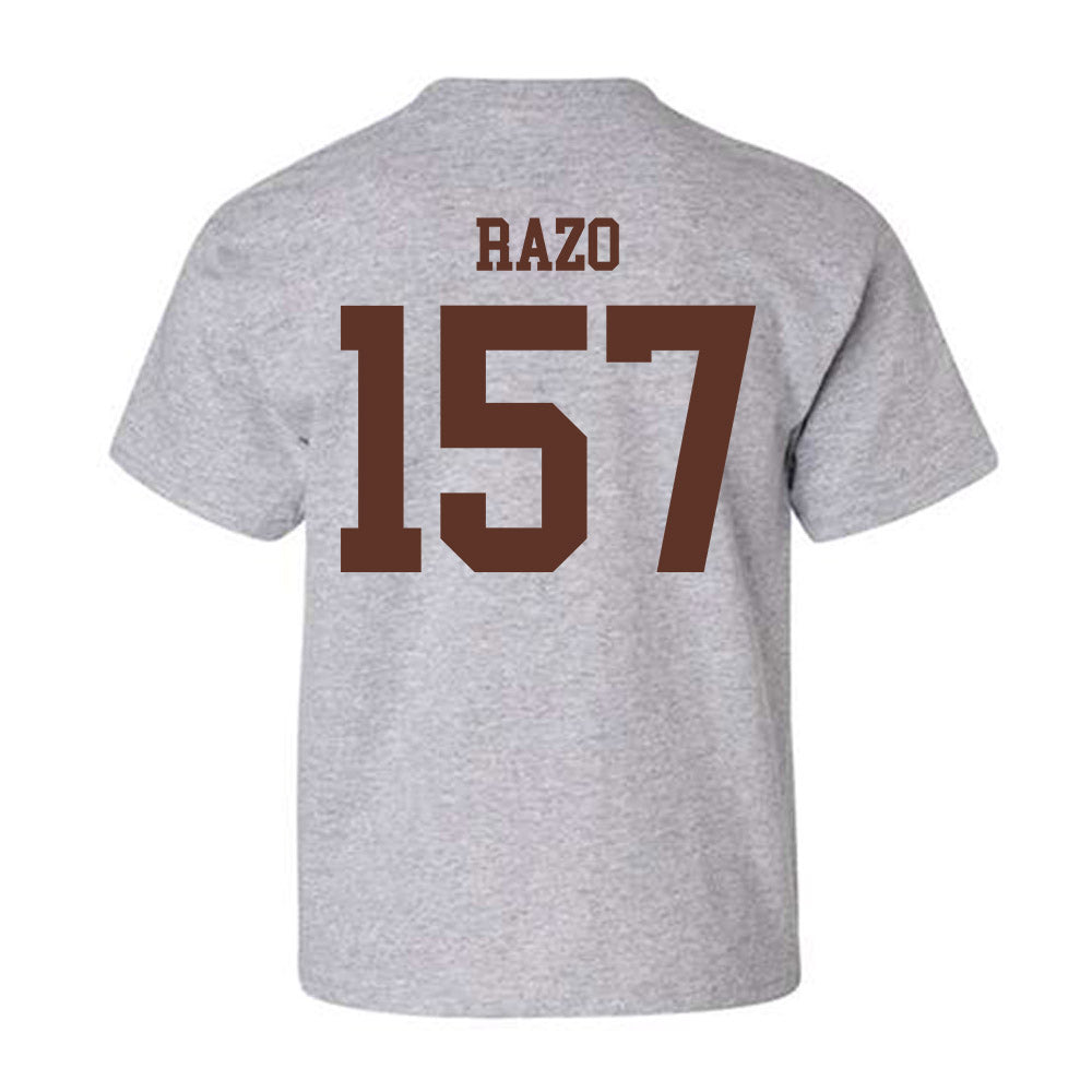 Quincy - NCAA Wrestling : Saul Razo - Classic Shersey Youth T-Shirt-1