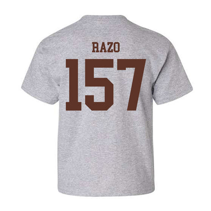 Quincy - NCAA Wrestling : Saul Razo - Classic Shersey Youth T-Shirt-1