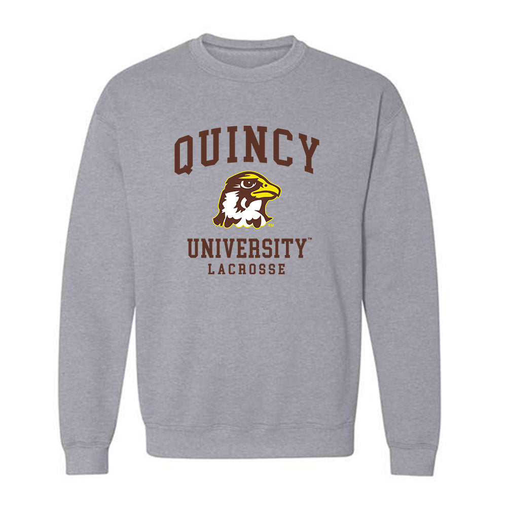 Quincy - NCAA Men's Lacrosse : Austin Vetter - Classic Shersey Crewneck Sweatshirt-0