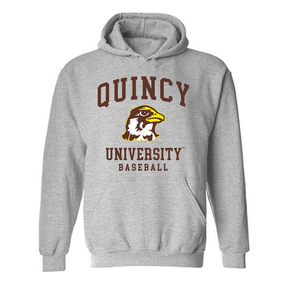 Quincy - NCAA Baseball : Jake Vitale - Classic Shersey Hooded Sweatshirt-0
