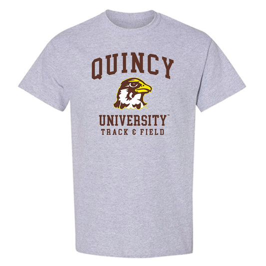 Quincy - NCAA Men's Track & Field : Riley Burton - Classic Shersey T-Shirt-0