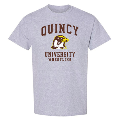 Quincy - NCAA Wrestling : Isaiah Hill - Classic Shersey T-Shirt-0