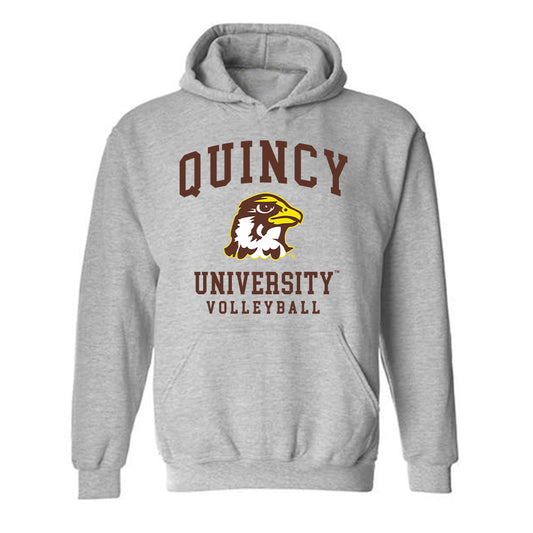 Quincy - NCAA Men's Volleyball : Tomas Badan - Classic Shersey Hooded Sweatshirt-0