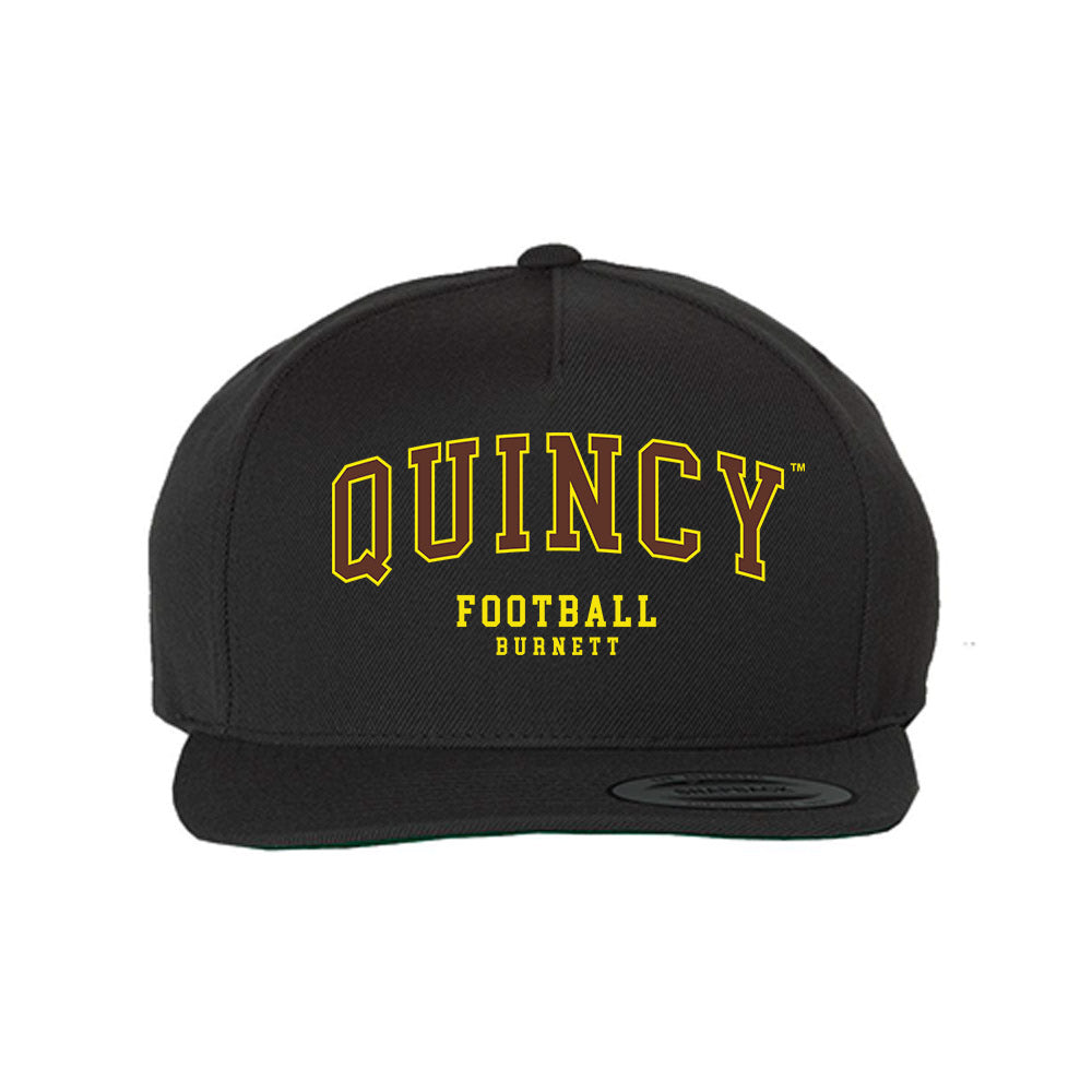 Quincy - NCAA Football : Jackson Burnett - Snapback Hat-0