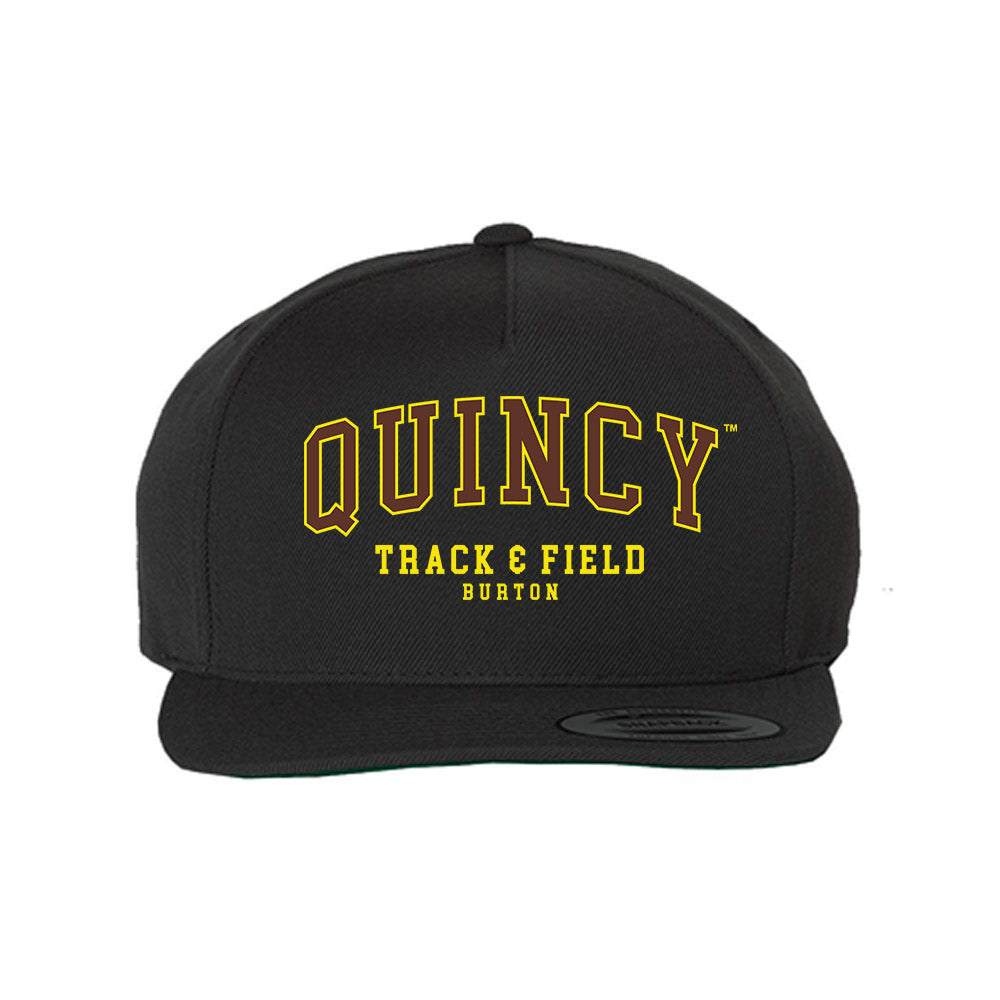 Quincy - NCAA Men's Track & Field : Riley Burton - Snapback Hat-0