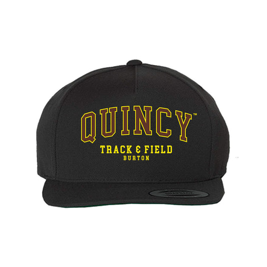 Quincy - NCAA Men's Track & Field : Riley Burton - Snapback Hat-0