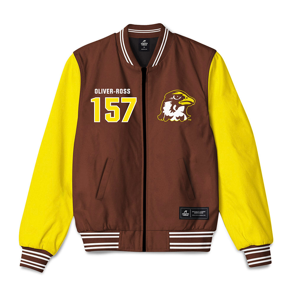 Quincy - NCAA Wrestling : Josiah Oliver-Ross - Bomber Jacket-0