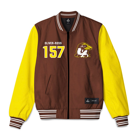 Quincy - NCAA Wrestling : Josiah Oliver-Ross - Bomber Jacket-0