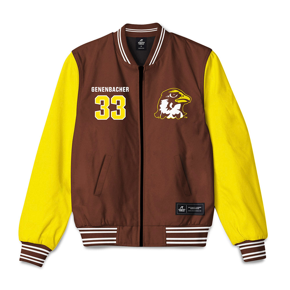 Quincy - NCAA Football : Elijah Genenbacher - Bomber Jacket-0
