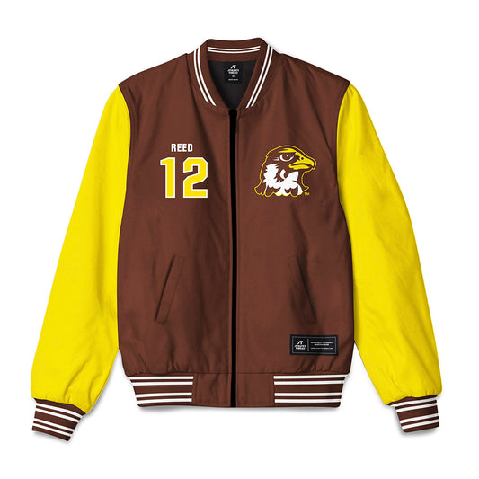 Quincy - NCAA Women's Basketball : Reagan Reed - Bomber Jacket-0