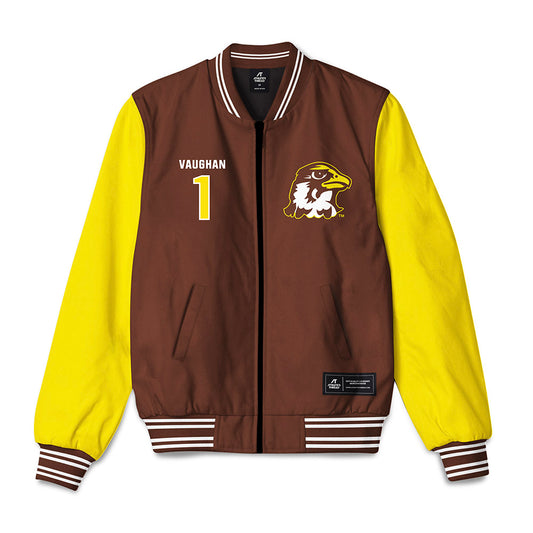 Quincy - NCAA Women's Basketball : Alivia Vaughan - Bomber Jacket-0