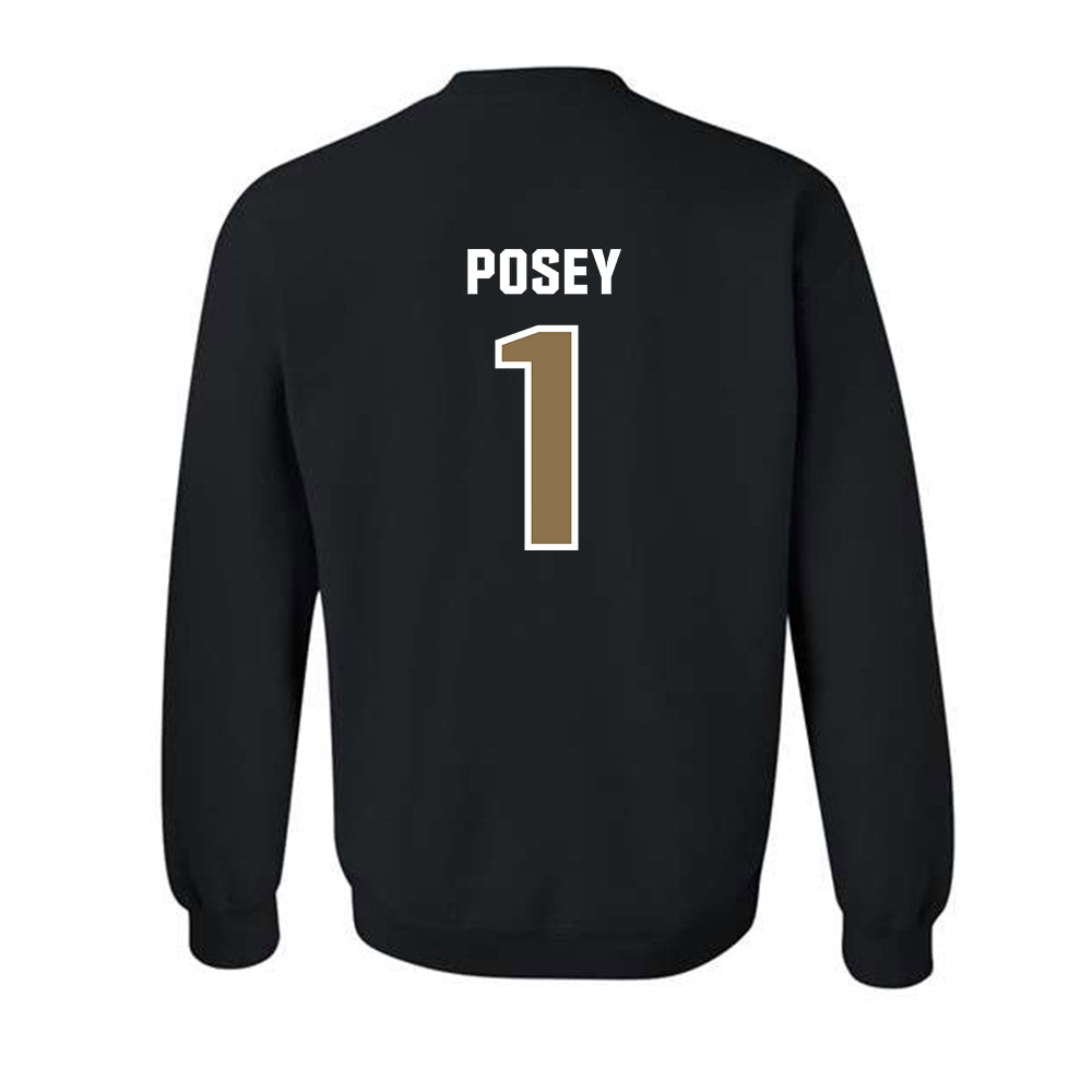 UNC Pembroke - NCAA Football : Miles Posey - Classic Shersey Crewneck Sweatshirt-1