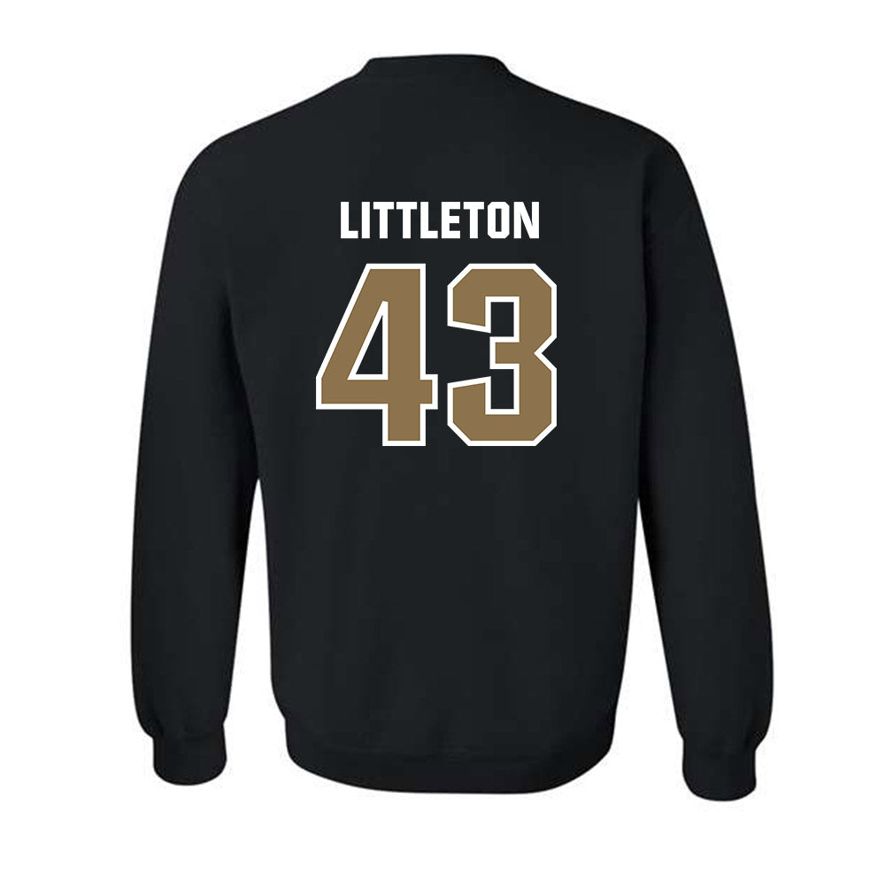 UNC Pembroke - NCAA Baseball : Garrett Littleton - Classic Shersey Crewneck Sweatshirt-1