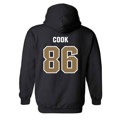 UNC Pembroke - NCAA Football : Logan Cook - Classic Shersey Hooded Sweatshirt-1