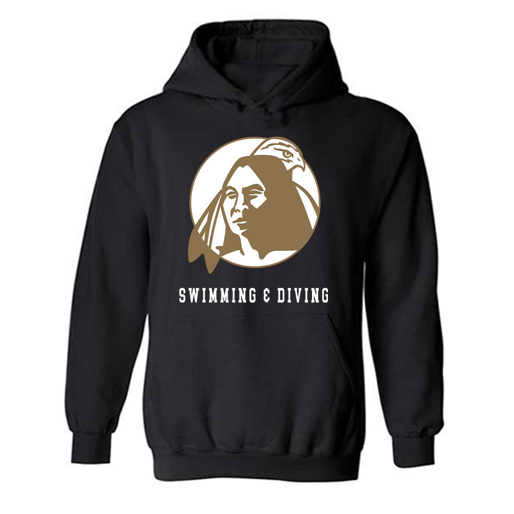 UNC Pembroke - NCAA Women's Swimming & Diving : Britta Schwengle - Classic Shersey Hooded Sweatshirt-0