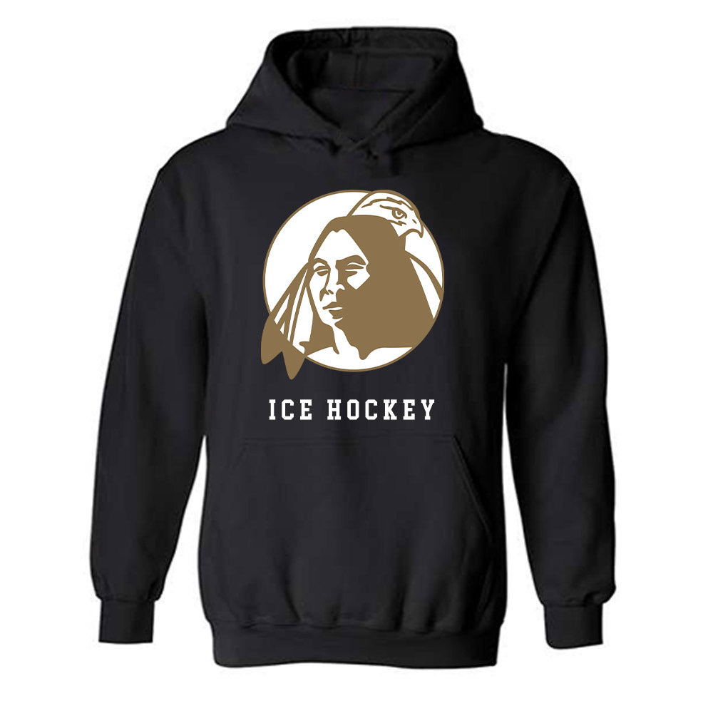 UNC Pembroke - NCAA Men's Ice Hockey : Pat Werve - Classic Shersey Hooded Sweatshirt-0