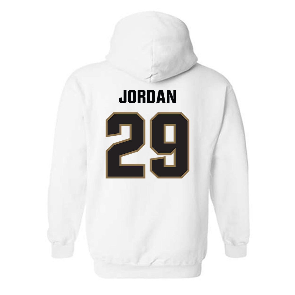 UNC Pembroke - NCAA Football : Cedric Jordan - Classic Shersey Hooded Sweatshirt-1