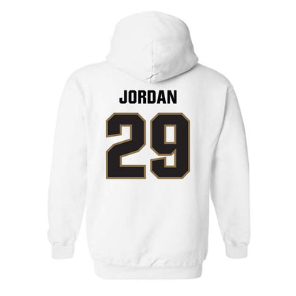 UNC Pembroke - NCAA Football : Cedric Jordan - Classic Shersey Hooded Sweatshirt-1