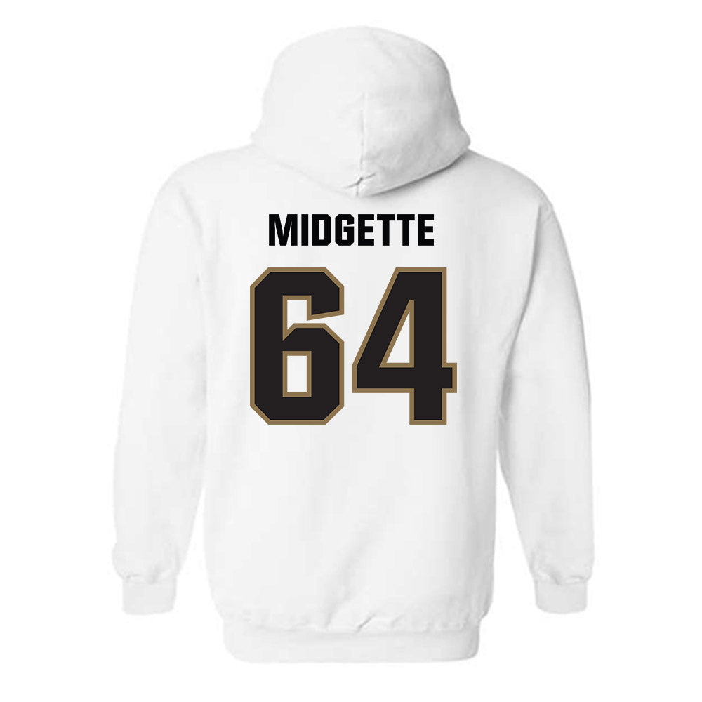 UNC Pembroke - NCAA Football : Asa Midgette - Classic Shersey Hooded Sweatshirt-1