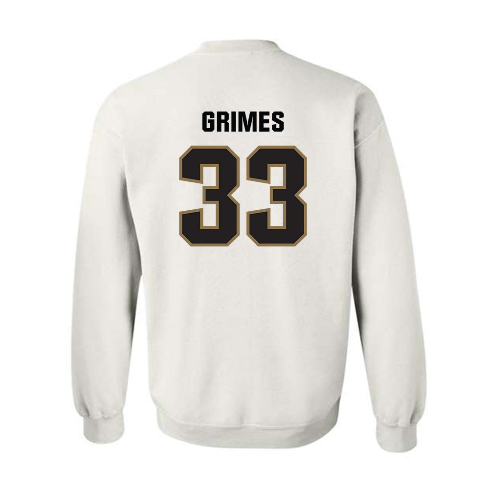 UNC Pembroke - NCAA Men's Basketball : Justin Grimes - Classic Shersey Crewneck Sweatshirt-1