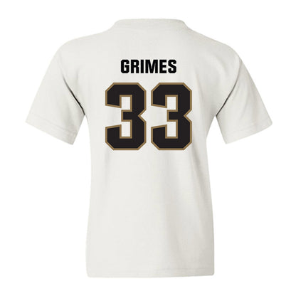 UNC Pembroke - NCAA Men's Basketball : Justin Grimes - Classic Shersey Youth T-Shirt-1