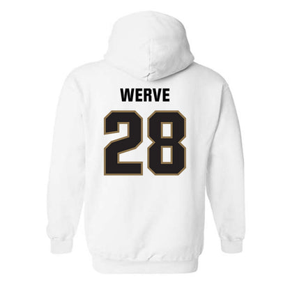 UNC Pembroke - NCAA Men's Ice Hockey : Pat Werve - Classic Shersey Hooded Sweatshirt-1