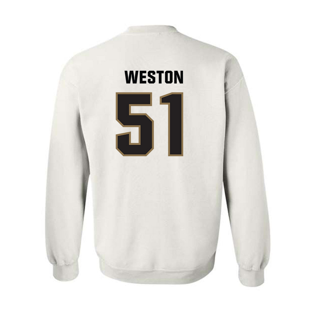 UNC Pembroke - NCAA Football : Brock Weston - Classic Shersey Crewneck Sweatshirt-1