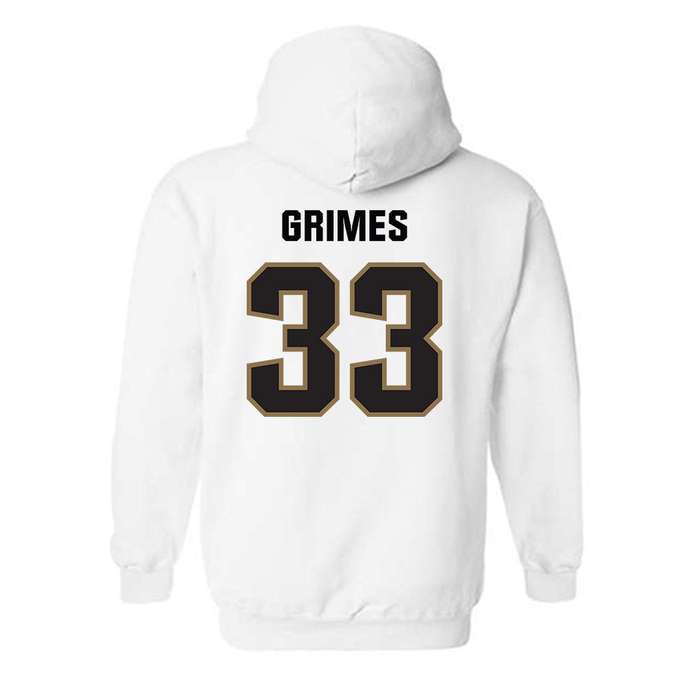 UNC Pembroke - NCAA Men's Basketball : Justin Grimes - Classic Shersey Hooded Sweatshirt-1