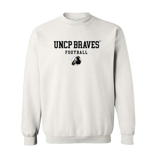 UNC Pembroke - NCAA Football : Andre Hill Jr - Classic Shersey Crewneck Sweatshirt-0