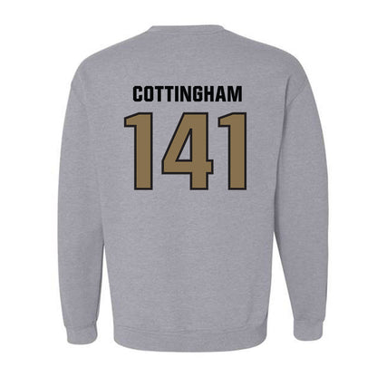 UNC Pembroke - NCAA Wrestling : Chance Cottingham - Classic Shersey Crewneck Sweatshirt-1