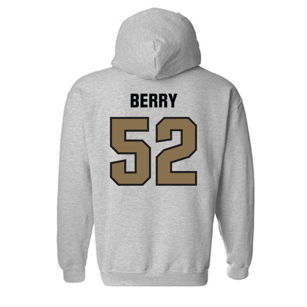 UNC Pembroke - NCAA Football : Malik Berry - Classic Shersey Hooded Sweatshirt-1