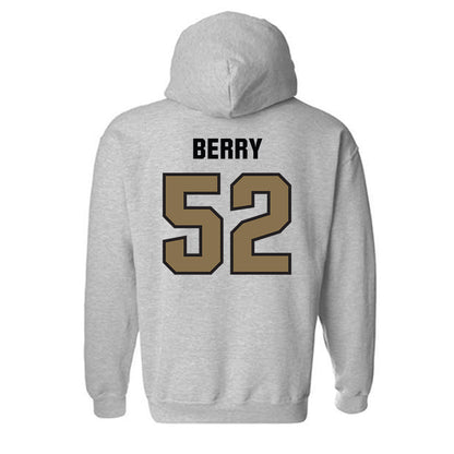 UNC Pembroke - NCAA Football : Malik Berry - Classic Shersey Hooded Sweatshirt-1