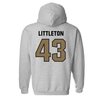 UNC Pembroke - NCAA Baseball : Garrett Littleton - Classic Shersey Hooded Sweatshirt-1