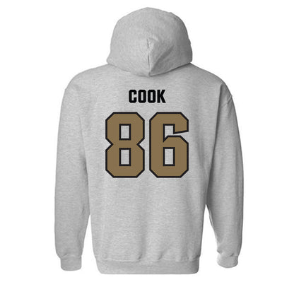 UNC Pembroke - NCAA Football : Logan Cook - Classic Shersey Hooded Sweatshirt-1
