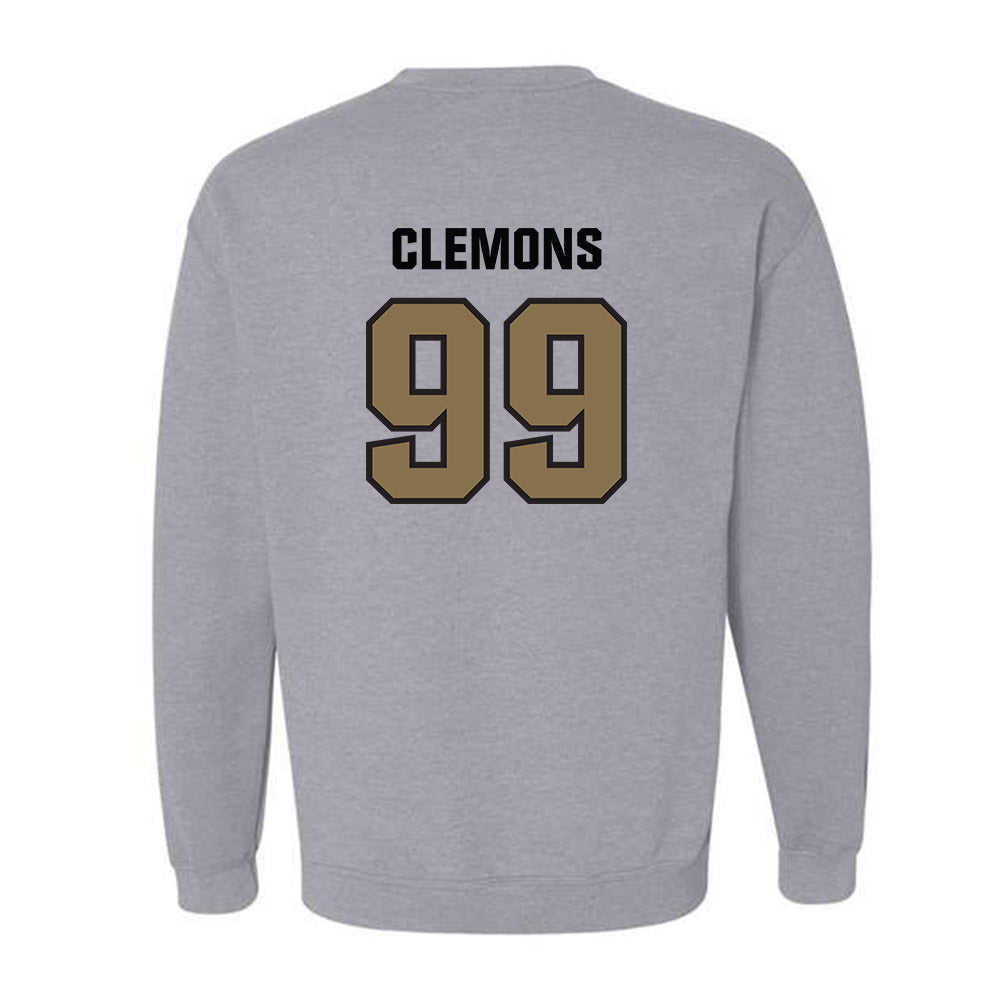 UNC Pembroke - NCAA Football : Jahari Clemons - Classic Shersey Crewneck Sweatshirt-1