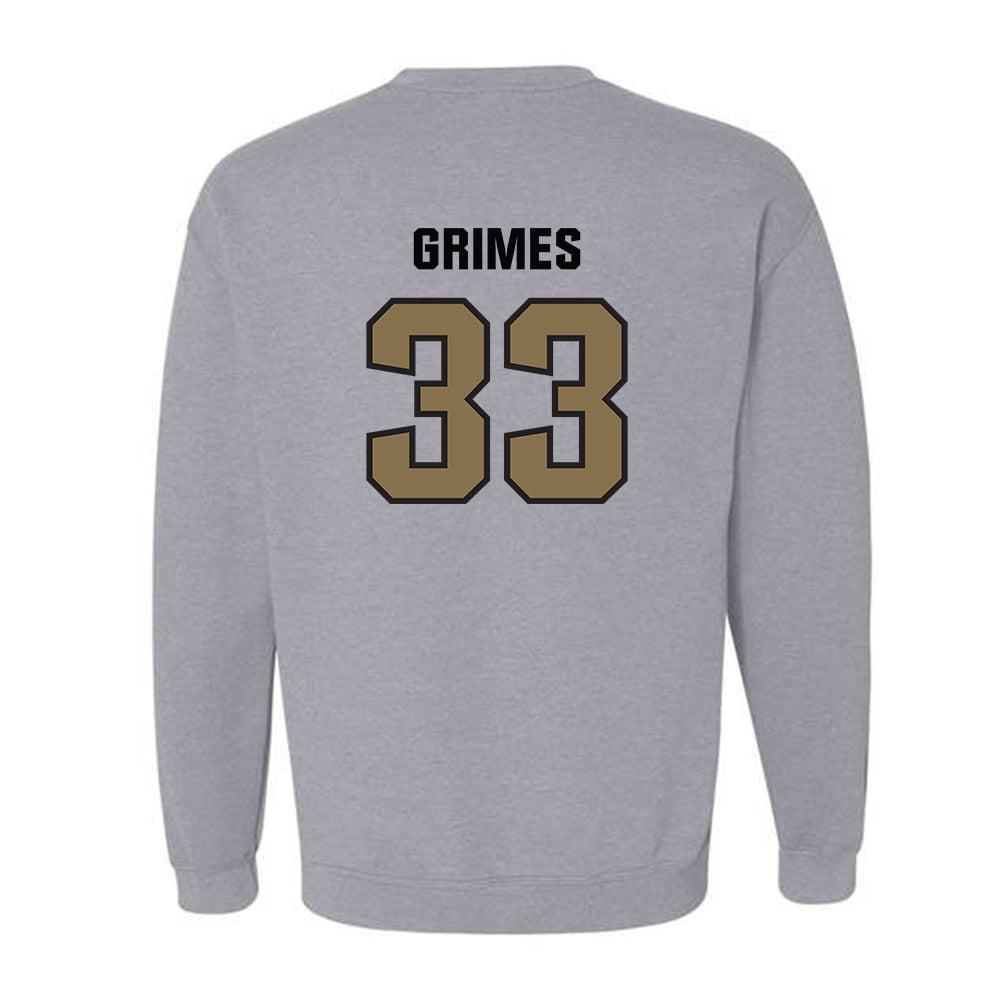 UNC Pembroke - NCAA Men's Basketball : Justin Grimes - Classic Shersey Crewneck Sweatshirt-1
