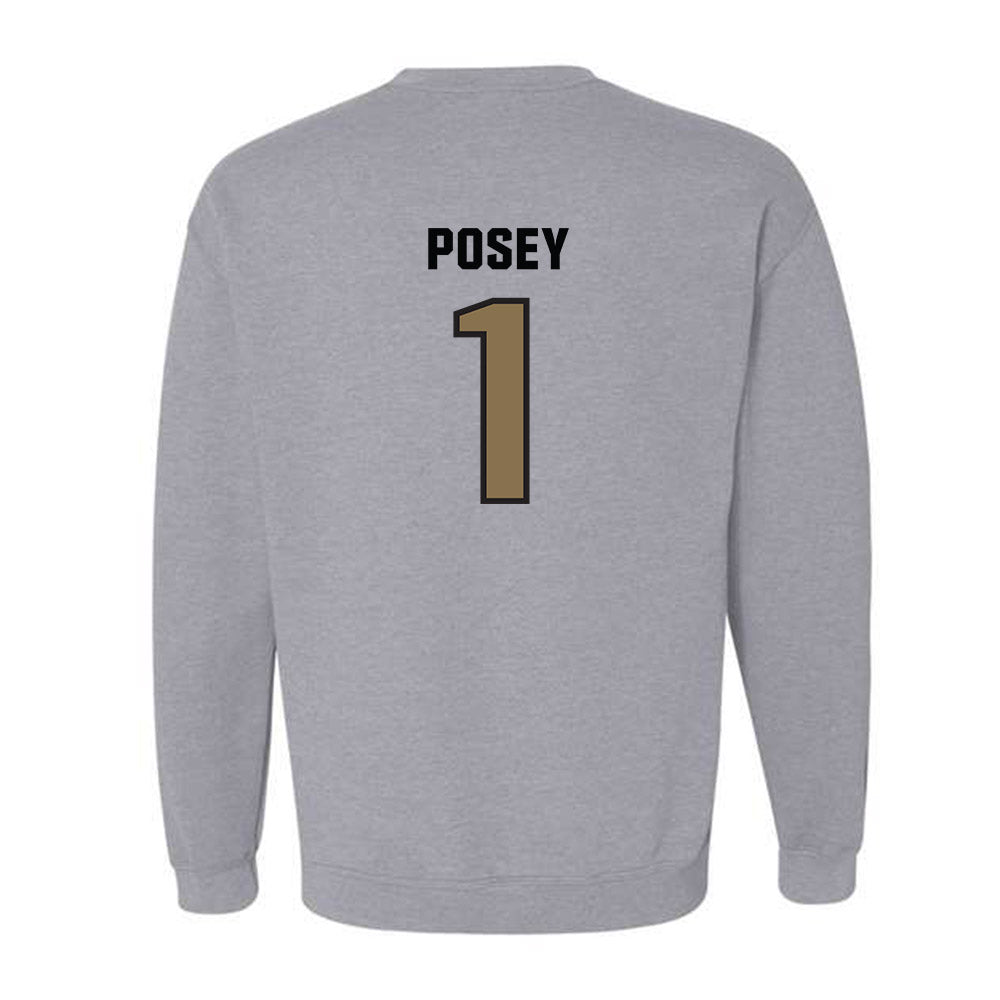 UNC Pembroke - NCAA Football : Miles Posey - Classic Shersey Crewneck Sweatshirt-1