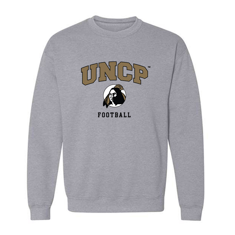 UNC Pembroke - NCAA Football : Andre Hill Jr - Classic Shersey Crewneck Sweatshirt-0