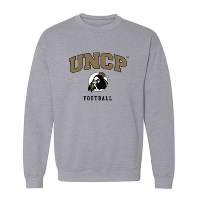 UNC Pembroke - NCAA Football : Andre Hill Jr - Classic Shersey Crewneck Sweatshirt-0