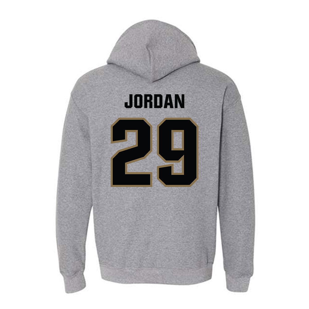 UNC Pembroke - NCAA Football : Cedric Jordan - Classic Shersey Hooded Sweatshirt-1