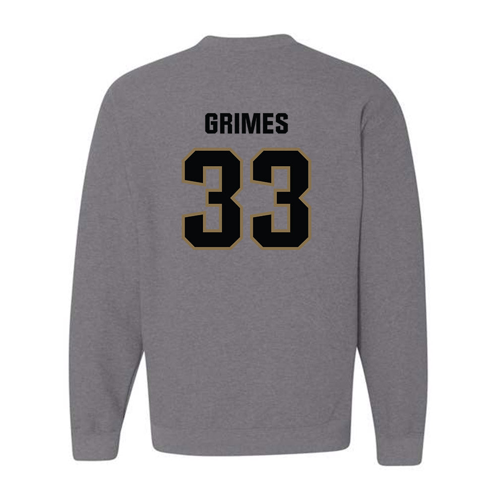 UNC Pembroke - NCAA Men's Basketball : Justin Grimes - Classic Shersey Crewneck Sweatshirt-1