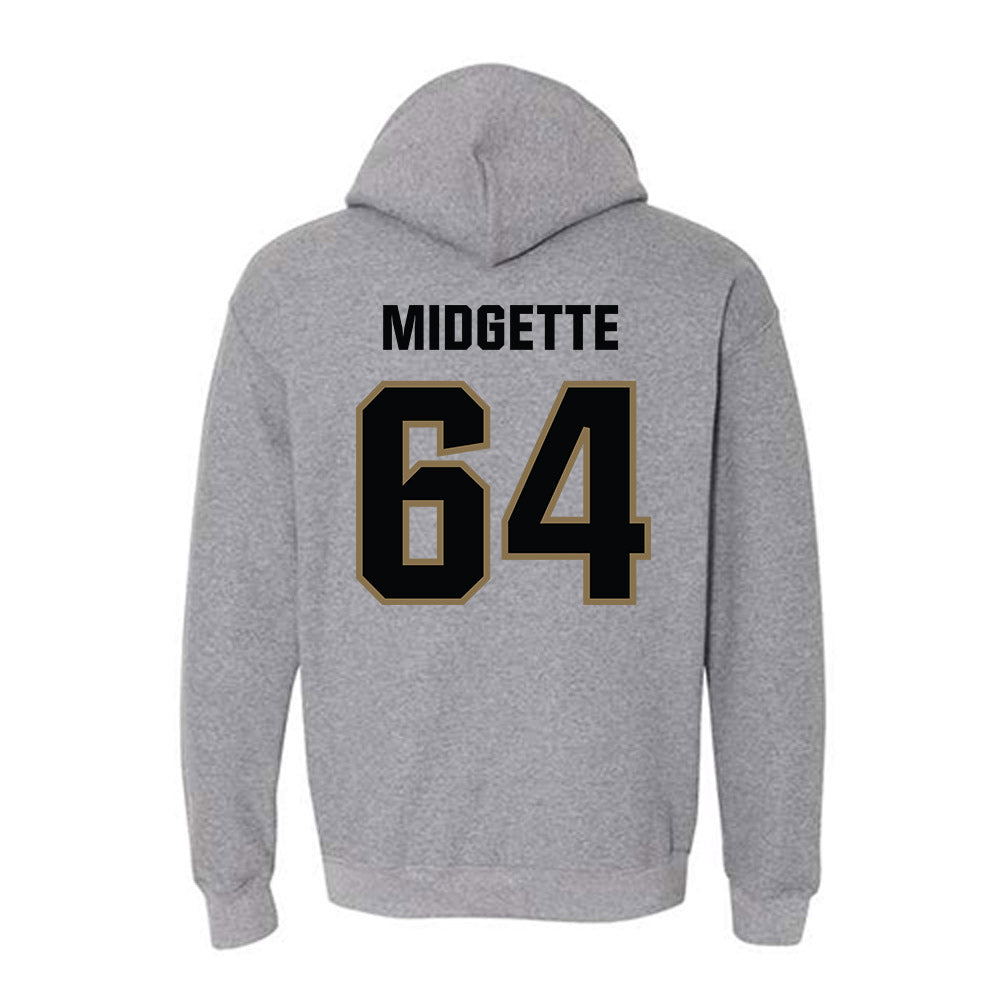 UNC Pembroke - NCAA Football : Asa Midgette - Classic Shersey Hooded Sweatshirt-1