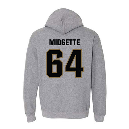 UNC Pembroke - NCAA Football : Asa Midgette - Classic Shersey Hooded Sweatshirt-1